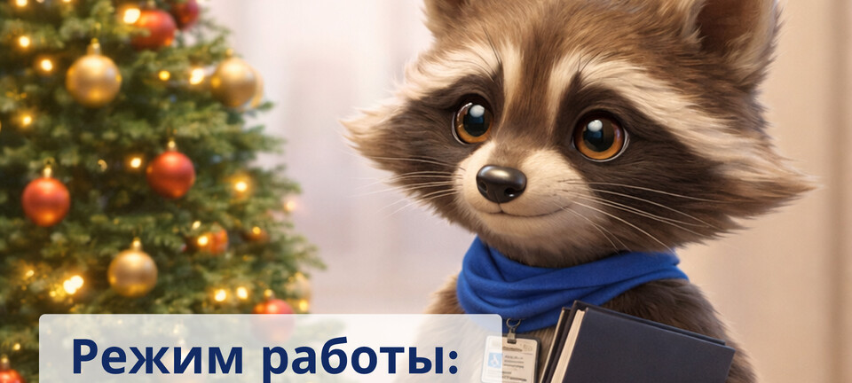 Режим работы 26, 29, 30 декабря!